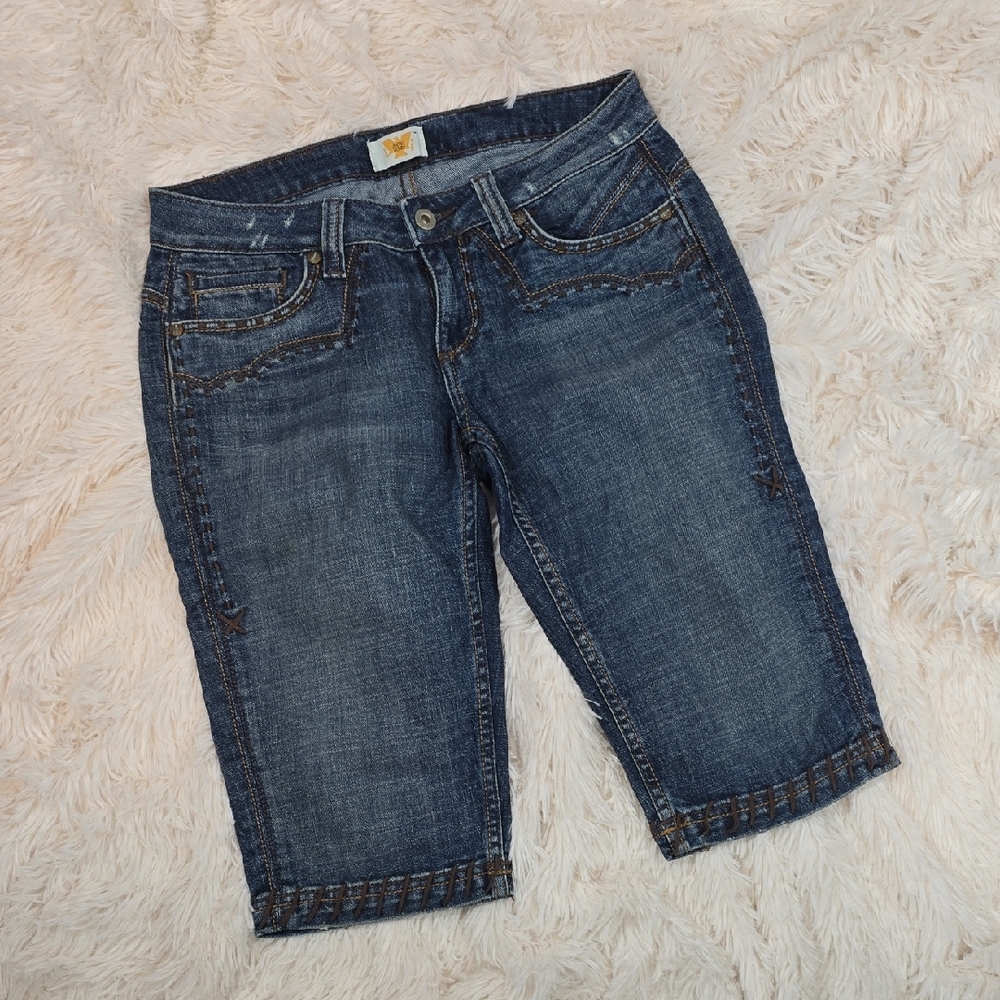 Antik Denim Long Jean Shorts Size 27
